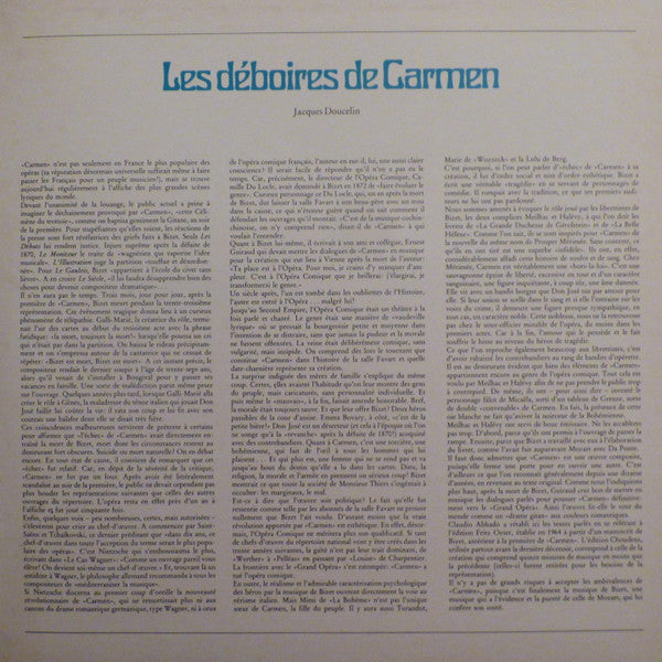 Georges Bizet – Teresa Berganza, Placido Domingo, Ileana Cotrubas, Sherrill Milnes, Claudio Abbado, London Symphony Orchestra, The Ambrosian Singers : Carmen (Extraits) (LP, Album, Gat)