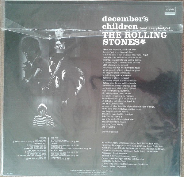 The Rolling Stones : December's Children (And Everybody's) (LP, Album, RE, Ora)