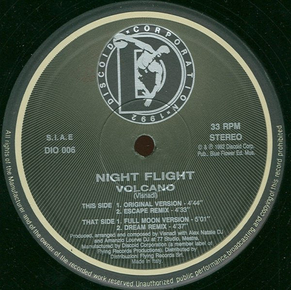 Night Flight (2) : Volcano (12")