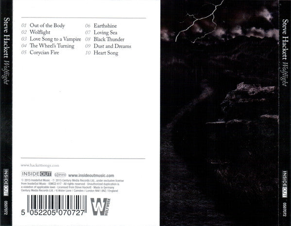 Steve Hackett : Wolflight (CD, Album)