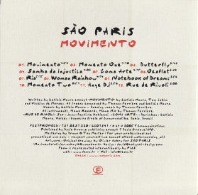 São Paris : Movimento (CD, Promo)