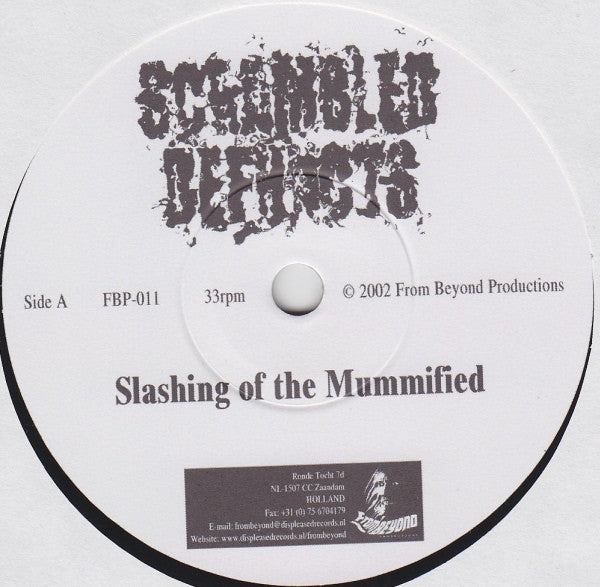 Scrambled Defuncts : Pre-Natal Whittling (7")