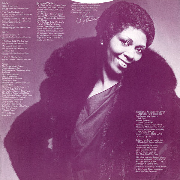 Cissy Houston : Think It Over (LP, Album)