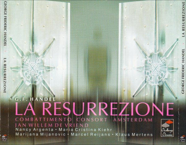 Georg Friedrich Händel - Combattimento Consort Amsterdam • Jan Willem de Vriend • Nancy Argenta • Maria Cristina Kiehr • Marijana Mijanovic • Marcel Reijans • Klaus Mertens : La Resurrezione (Live Recording) (2xCD, Album)
