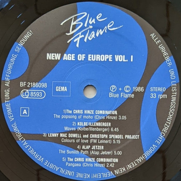 Various : New Age Of Europe Vol. 1 (LP, Comp)