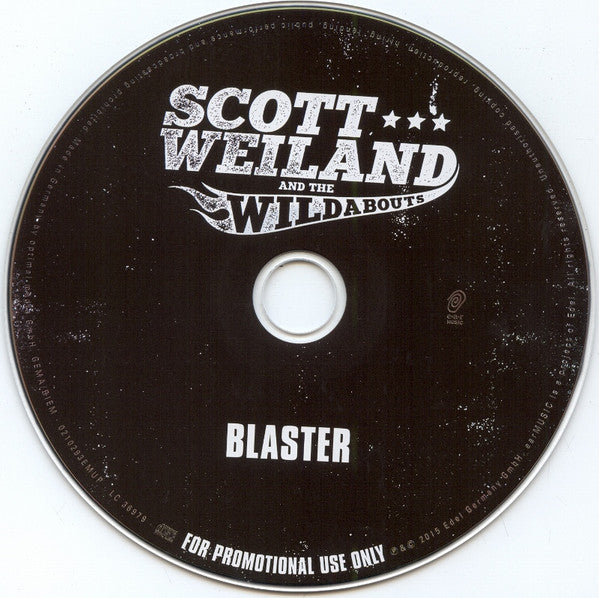 Scott Weiland And The Wildabouts : Blaster (CD, Album, Promo)