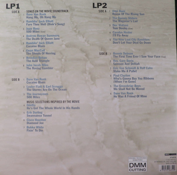 Various : Inside Llewyn Davis - Movie Soundtrack & Other Music Selections inspired by the Film (2xLP, DMM)