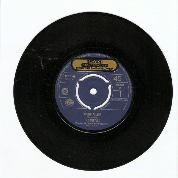 The Turtles : Sound Asleep / Umbassa The Dragon (7", Single, Mono)