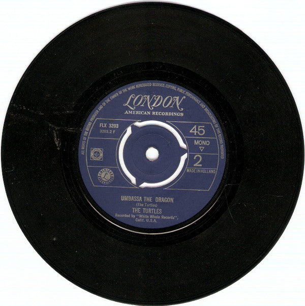The Turtles : Sound Asleep / Umbassa The Dragon (7", Single, Mono)