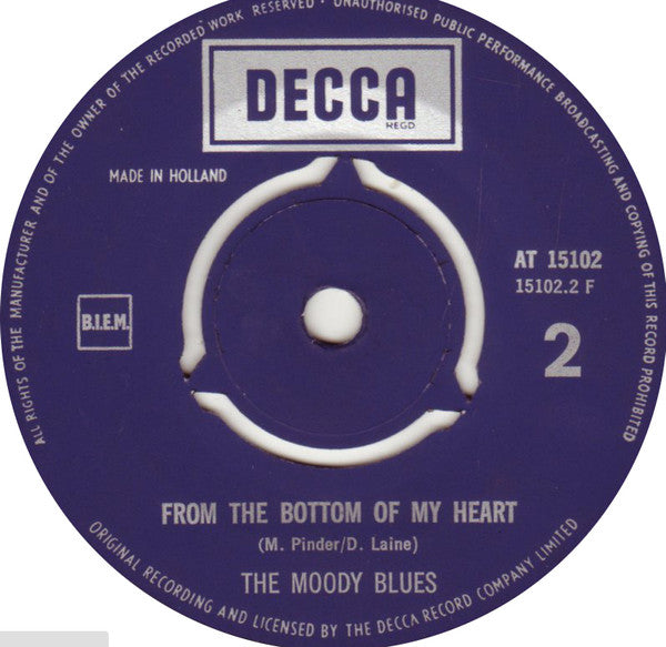The Moody Blues : Fly Me High (7", Single)