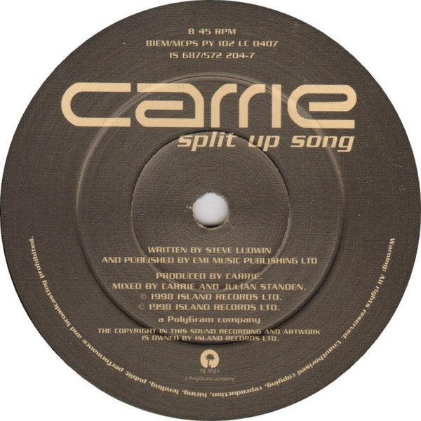 Carrie (7) : Molly (7", Single)