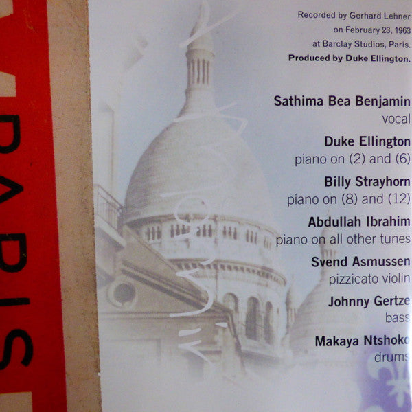 Sathima Bea Benjamin : A Morning In Paris (CD, Album)