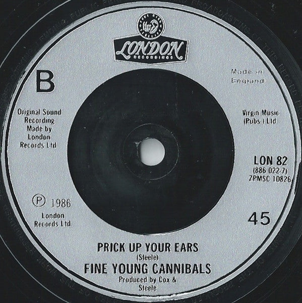 Fine Young Cannibals : Suspicious Minds (7", Single, Pic)