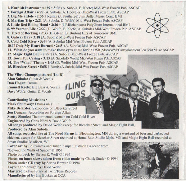 The Vibro Champs : The Stimulating Sounds of The Vibro Champs (CD, Album)