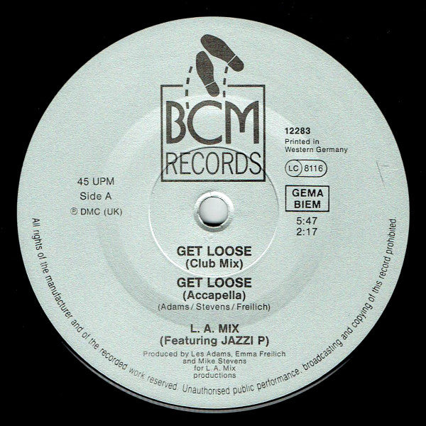 L.A. Mix Featuring Jazzi P : Get Loose (12")