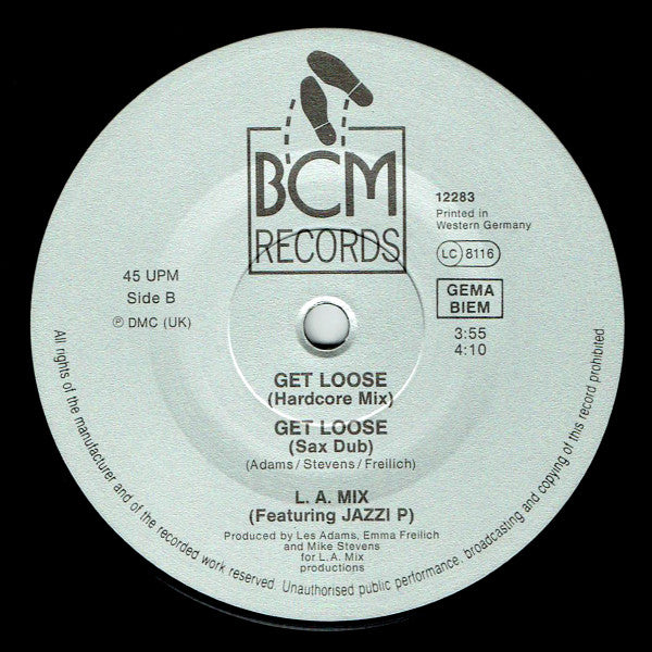 L.A. Mix Featuring Jazzi P : Get Loose (12")