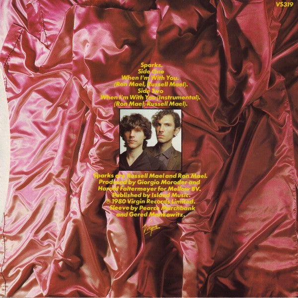 Sparks : When I'm With You (7", Single)
