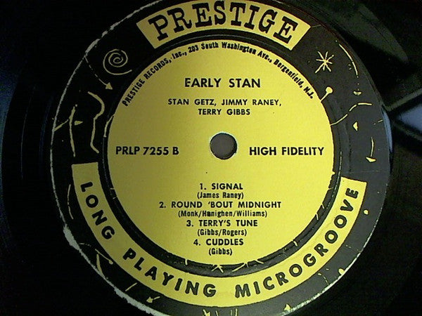 Stan Getz, Jimmy Raney, Terry Gibbs : Early Stan (LP, Comp, Mono)