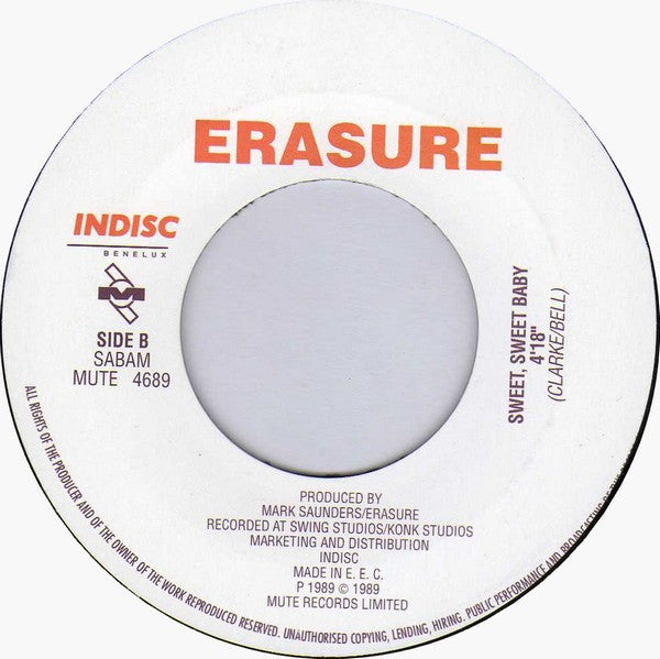 Erasure : Drama! (7", Single)