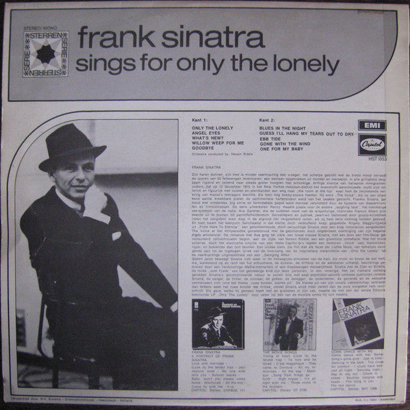 Frank Sinatra : Frank Sinatra Sings For Only The Lonely (LP, Album, RE)