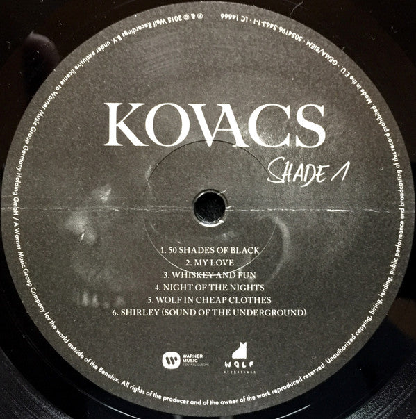 Kovacs (6) : Shades Of Black (LP, Album)
