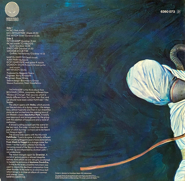 Beggars Opera : Pathfinder (LP, Album, RP)
