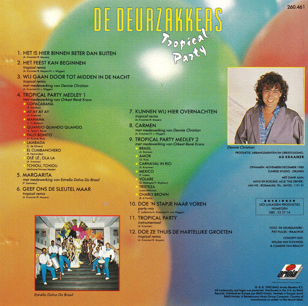 De Deurzakkers : Tropical Party (CD, Album)