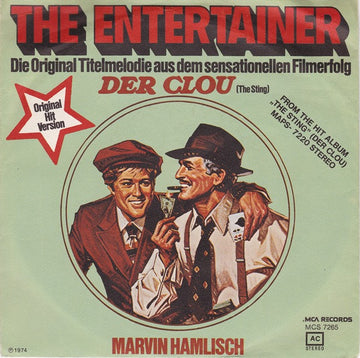 Marvin Hamlisch : The Entertainer (7", Single)