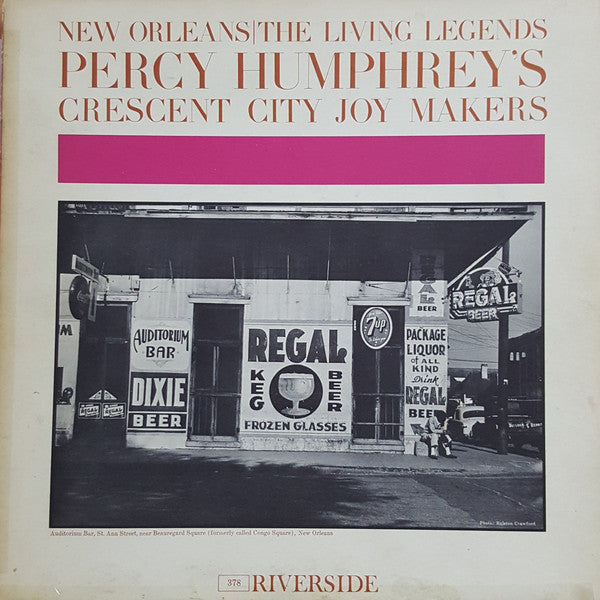 Percy Humphrey And His Crescent City Joymakers : Percy Humphrey's Crescent City Joy Makers (LP, Album, Mono)