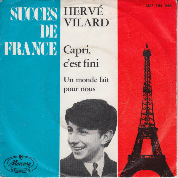 Hervé Vilard : Capri C'est Fini (7", Single, Mono)