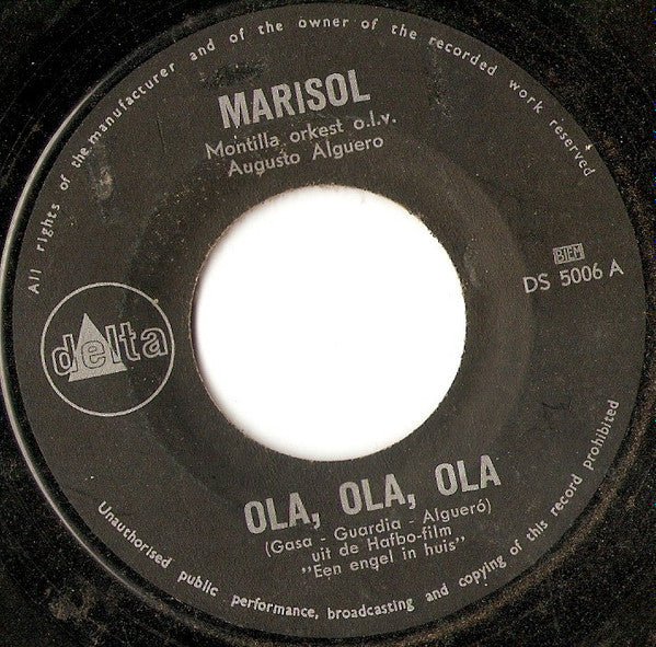 Marisol : Ola, Ola, Ola (7", Single)