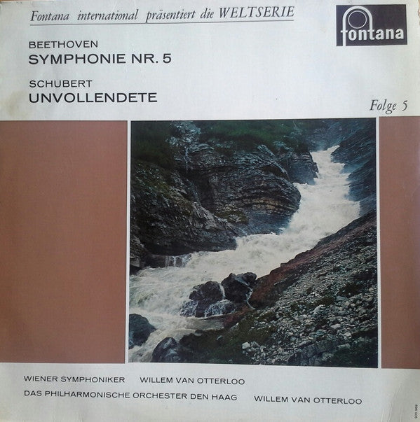 Ludwig van Beethoven, Franz Schubert, Willem Van Otterloo, Wiener Symphoniker, The Hague Philharmonic : Beethoven, Symphonie Nr.5 / Schubert, Unvollendete (LP, Mono)