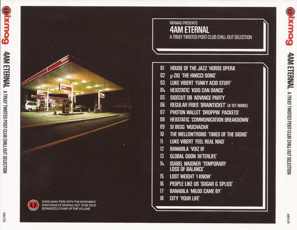 Osymyso : 4am Eternal (A Truly Twisted Post-Club Chill-Out Selection) (CD, Mixed)