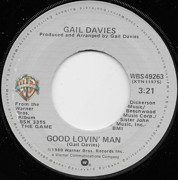 Gail Davies : Good Lovin' Man (7", Single, Jac)