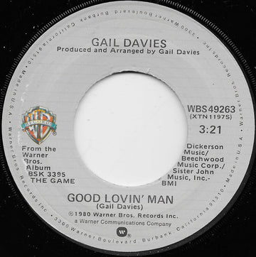 Gail Davies : Good Lovin' Man (7", Single, Jac)