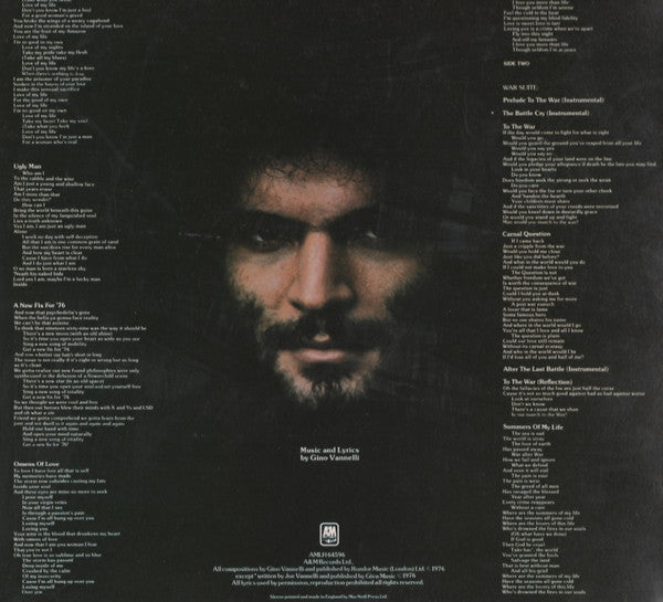 Gino Vannelli : The Gist Of The Gemini (LP, Album, Gat)