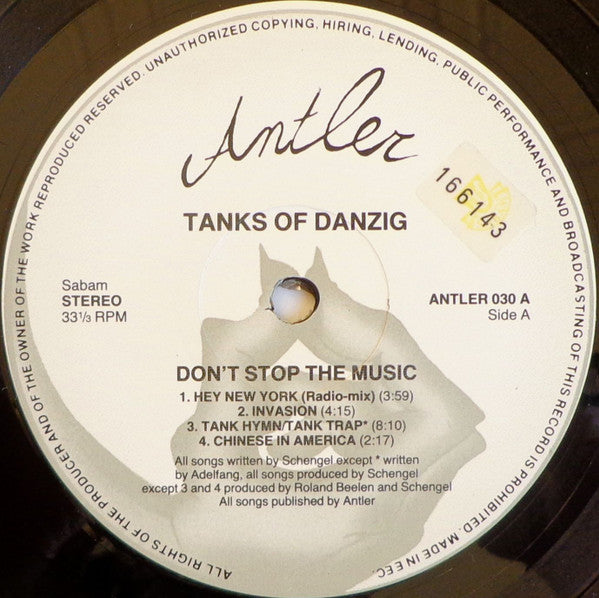 Tank Of Danzig : Don't Stop The Music (LP, Album)