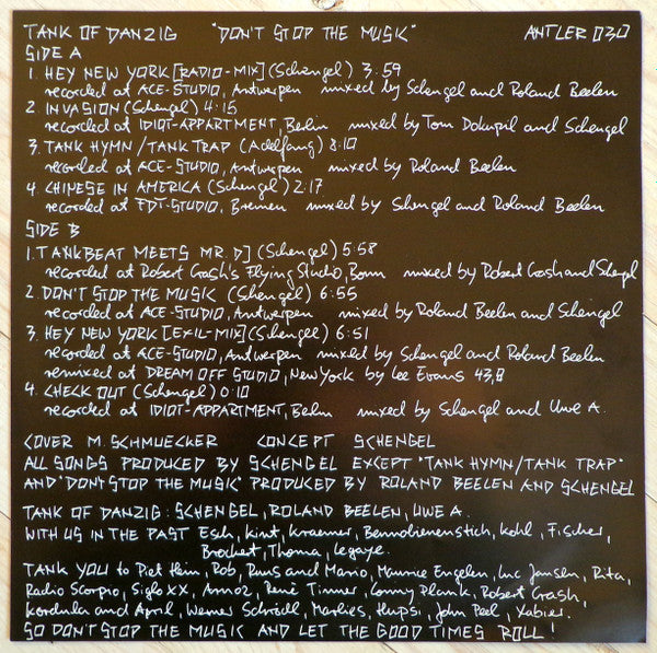 Tank Of Danzig : Don't Stop The Music (LP, Album)
