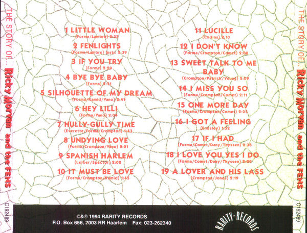 Ricky Morvan And The Fens : The Story Of Ricky Morvan & The Fens (CD, Comp)