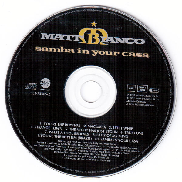Matt Bianco : Samba In Your Casa (CD, Album)