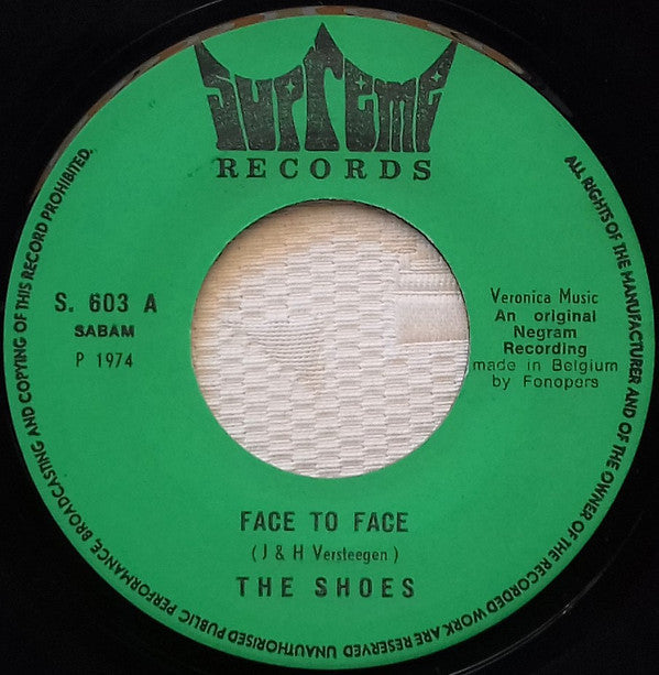 The Shoes : Face To Face (7")