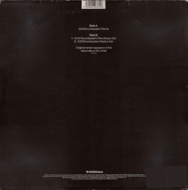 2020Soundsystem* Feat. The Glass : No Order (12")