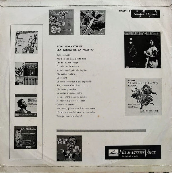 Gyula Toki Horváth : Sa Banda De La Puzsta (LP, Album, Mono)