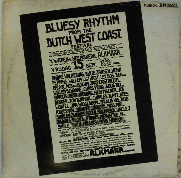 Various : Bluesy Rhythm From The Dutch West Coast (LP, Album)