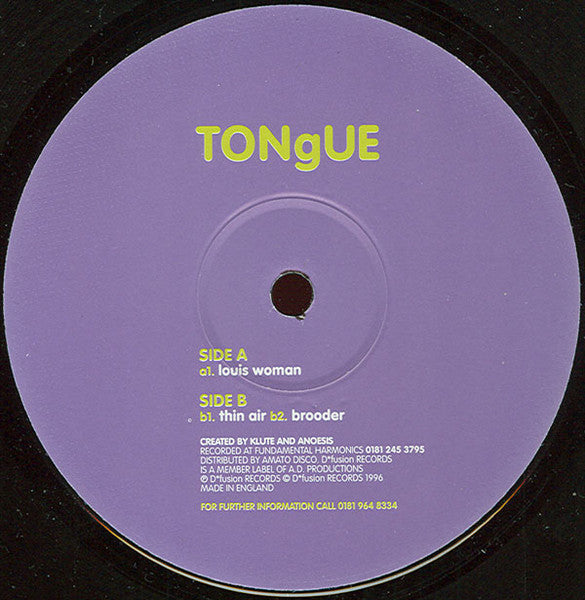 Tongue : Louis Woman (12")