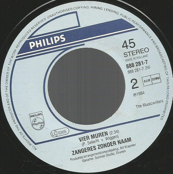 Zangeres Zonder Naam & Normaal : Rock Around The Clock (7", Single)