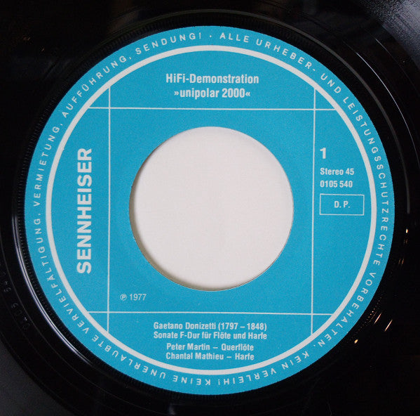 Various : Sennheiser HiFi-Demo Unipolar 2000 (7")