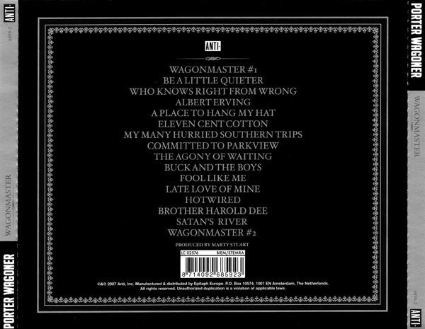 Porter Wagoner : Wagonmaster (CD, Album)