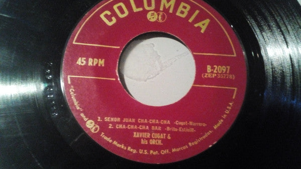 Xavier Cugat And His Orchestra : Cha Cha Cha (7", EP)