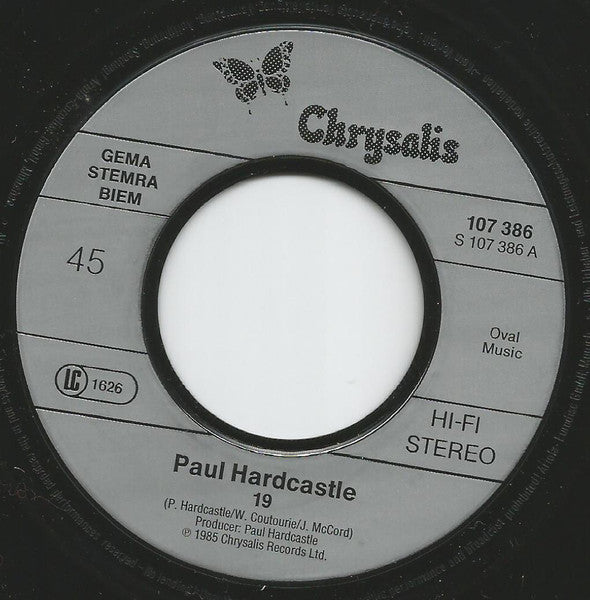Paul Hardcastle : 19 (7", Single)